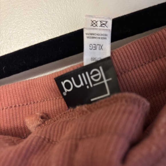 FELINA ROSE PINK VELOUR ZIP HOODIE SET XL - Picture 7 of 14